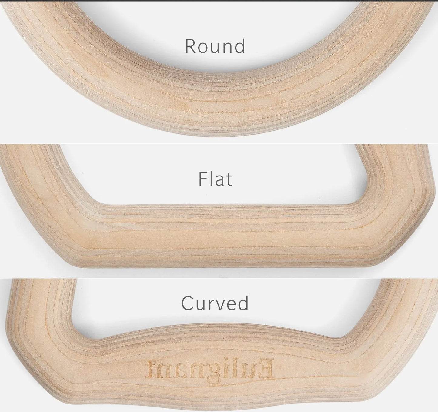 Gymnastics Rings with 3 Type of Grips, Bodyweight Resistance Bands