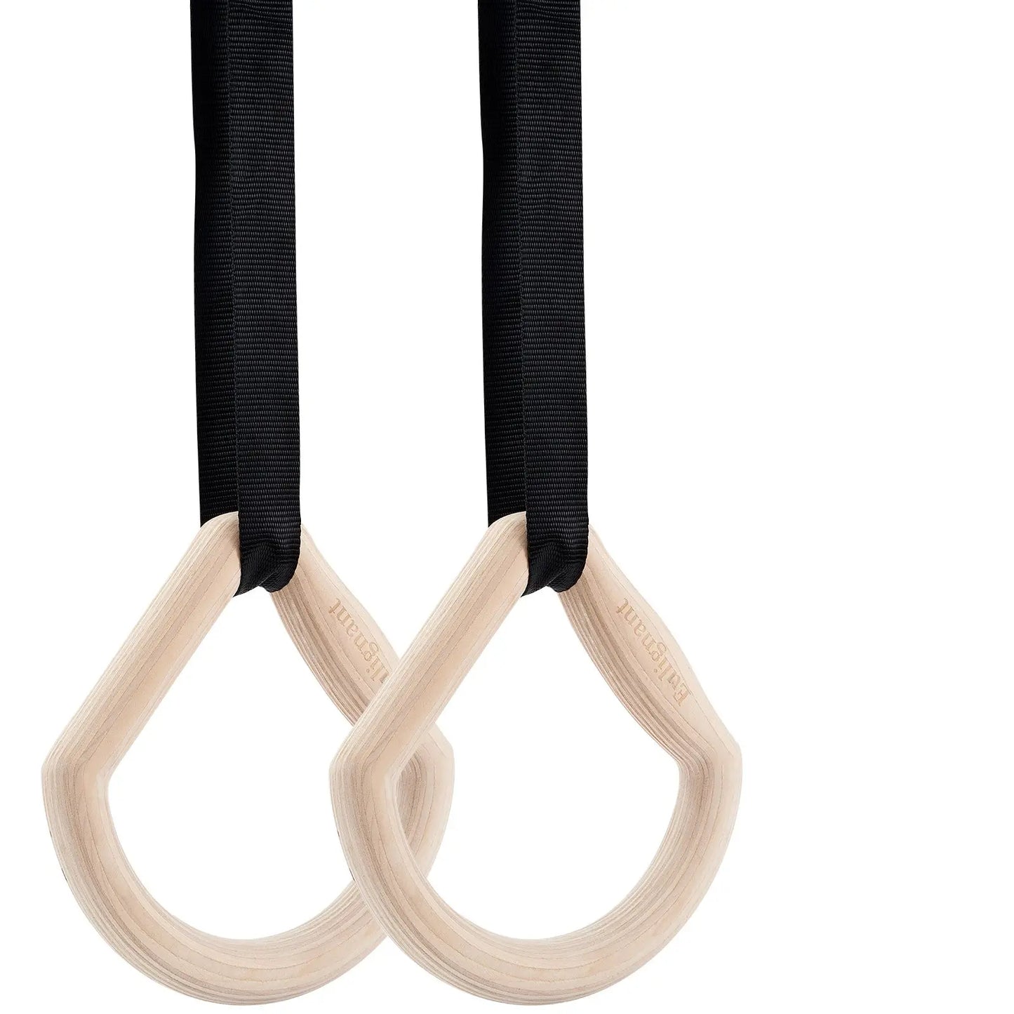 Gymnastics Rings with 3 Type of Grips, Bodyweight Resistance Bands